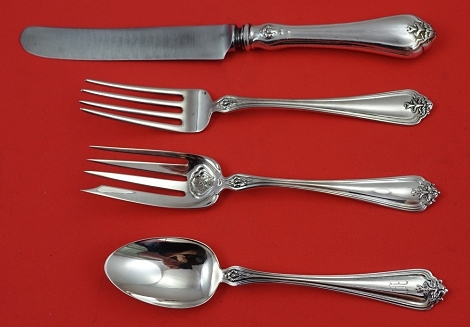 Regular 4-pc Setting availability based on stock listed below - Duchess by Whiting - Sterling